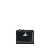 Vivienne Westwood Black Calf Leather Bos Taurus Wallet