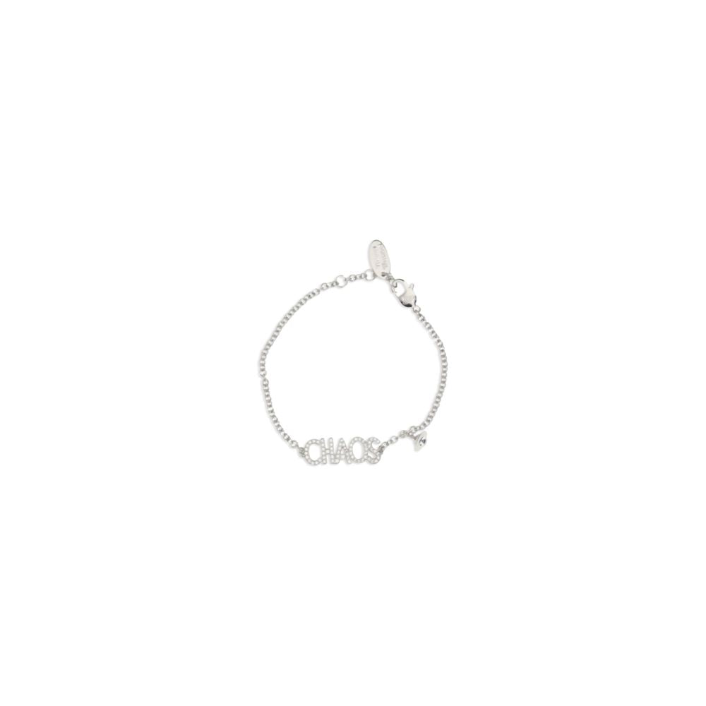 Bracelet en laiton argenté Vivienne Westwood Chaos
