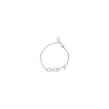 Bracelet en laiton argenté Vivienne Westwood Chaos