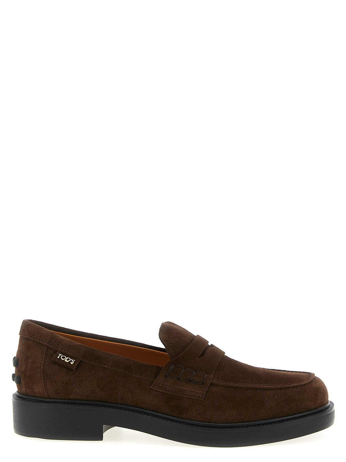 Tod's Brown Calfskin Slip-On Loafers - Gomma 20L