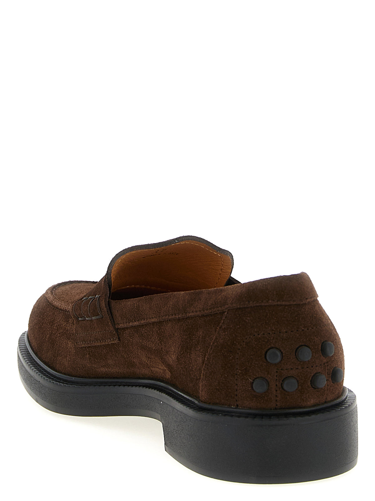 Tod's Brown Calfskin Slip-On Loafers - Gomma 20L