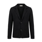 Roberto Pepe Luxury Black Wool Men's Sweater