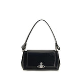 Vivienne Westwood Black Calf Leather Bos Taurus Handbag