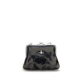 Vivienne Westwood Black Calf Leather Bos Taurus Wallet