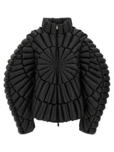 RAXXY Black Nylon Full-Length Jacket