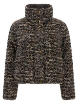 Moncler Brown Polyester Sleeveless Jacket