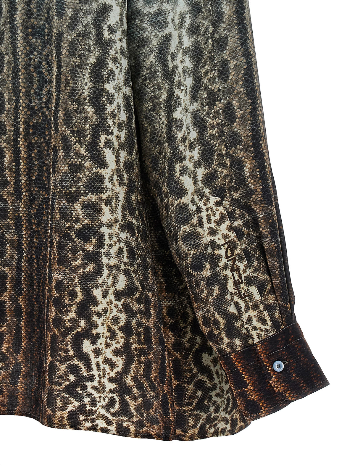 Fendi Multicolor Silk Blouse