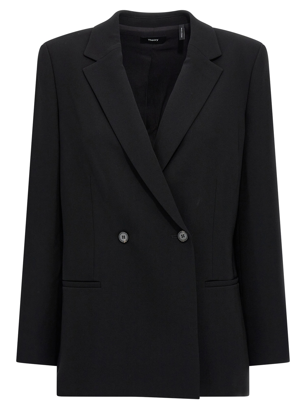 Theory Black Triacetate Blazer