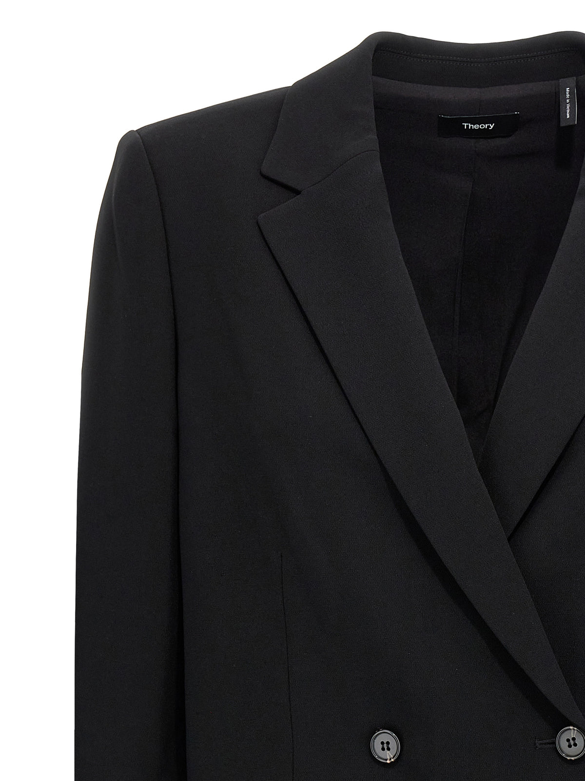 Theory Black Triacetate Blazer