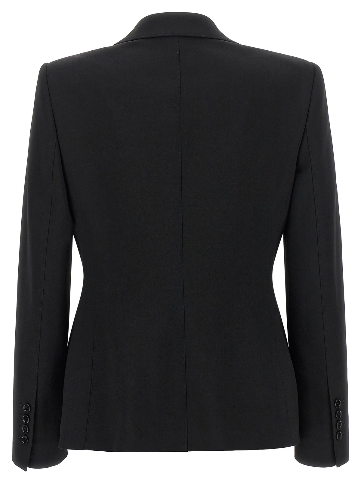 Dolce & Gabbana Black Virgin Wool Blazer
