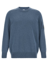C.P. Company Blue Wool Cardigan