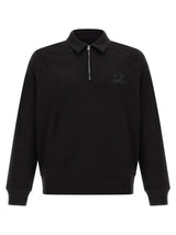 C.P. Company Black Cotton Sweatshirt