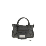 Balenciaga Gray Lamb Ovis Aries Shoulder Bag