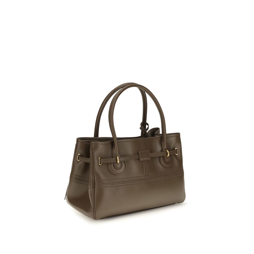 Chloé Brown Buffalo Leather Shoulder Bag
