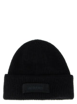 Jacquemus Black Wool Beanie