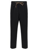 Namacheko Black Virgin Wool Dress Pants