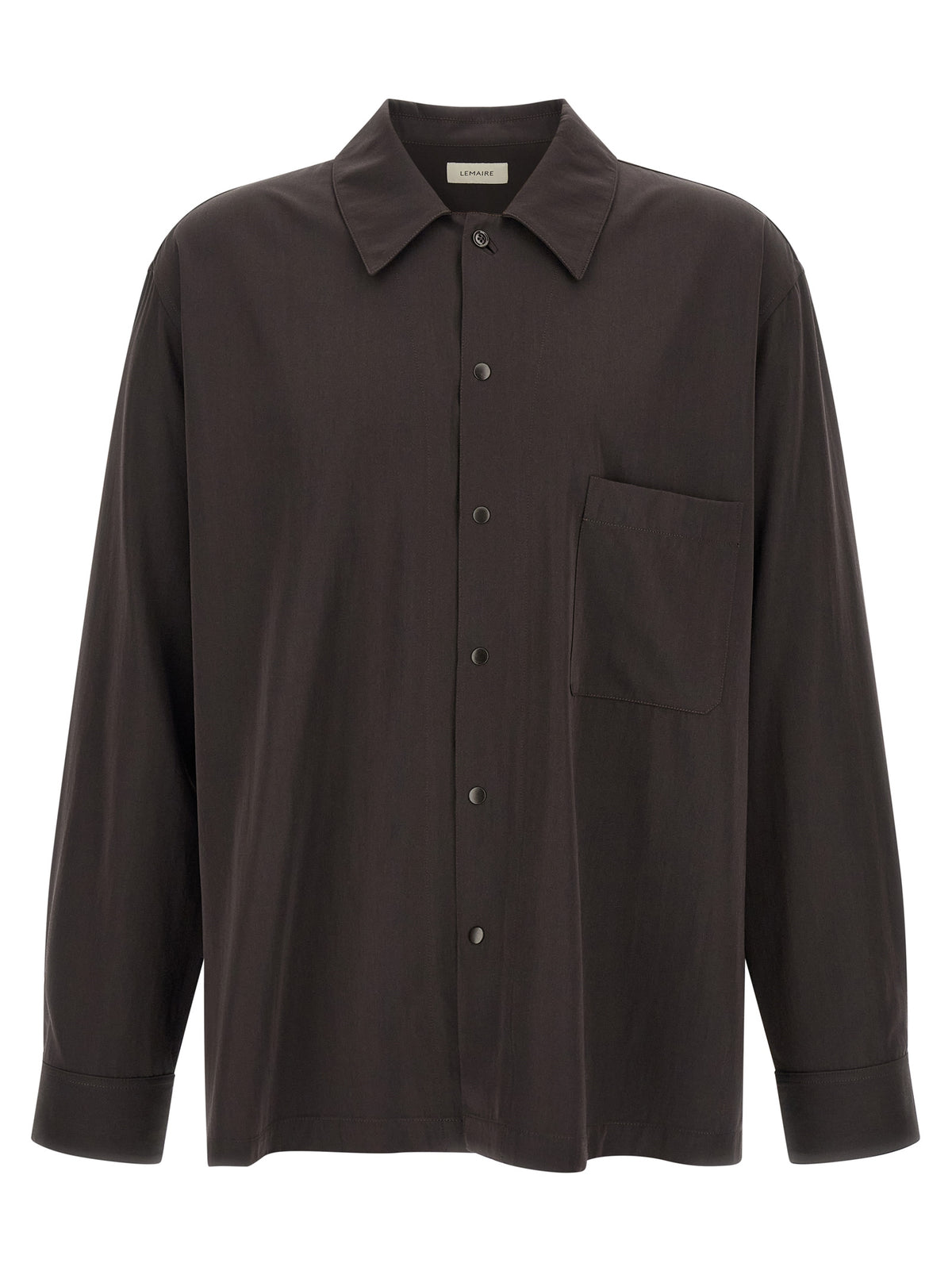 Lemaire Brown Wool Blouse