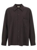 Lemaire Brown Wool Blouse