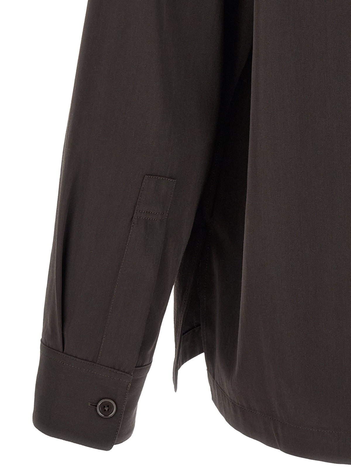 Lemaire Brown Wool Blouse