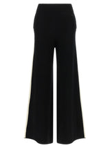 GOLDBERGH Black Merino Wool Casual Pants