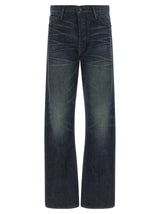Tom Ford Blue Cotton Jeans Denim