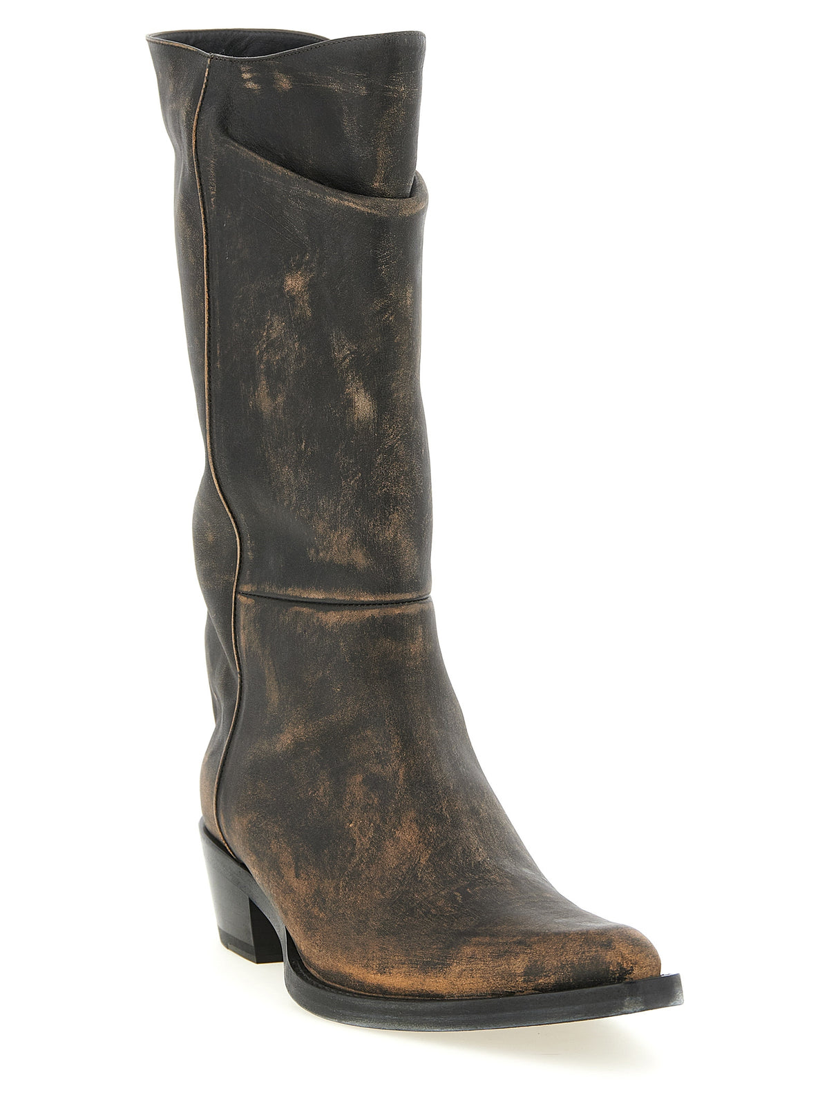Khaite Brown Calfskin Chelsea Boots