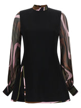 Emilio Pucci Black Viscose Short Dress