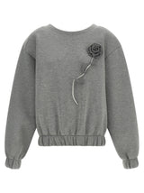 Giuseppe Di Morabito Gray Viscose Sweatshirt