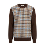 Roberto Pepe Luxury Brown Wool Men Sweater