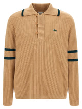 Lacoste Beige Wool Cardigan