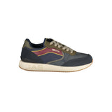Gas Blue Polyurethane Men's Sneaker