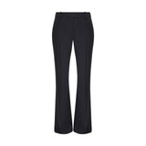 Alexander McQueen Black Acetate Flared Pants