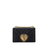 Dolce & Gabbana Black Lamb Ovis Aries Shoulder Bag