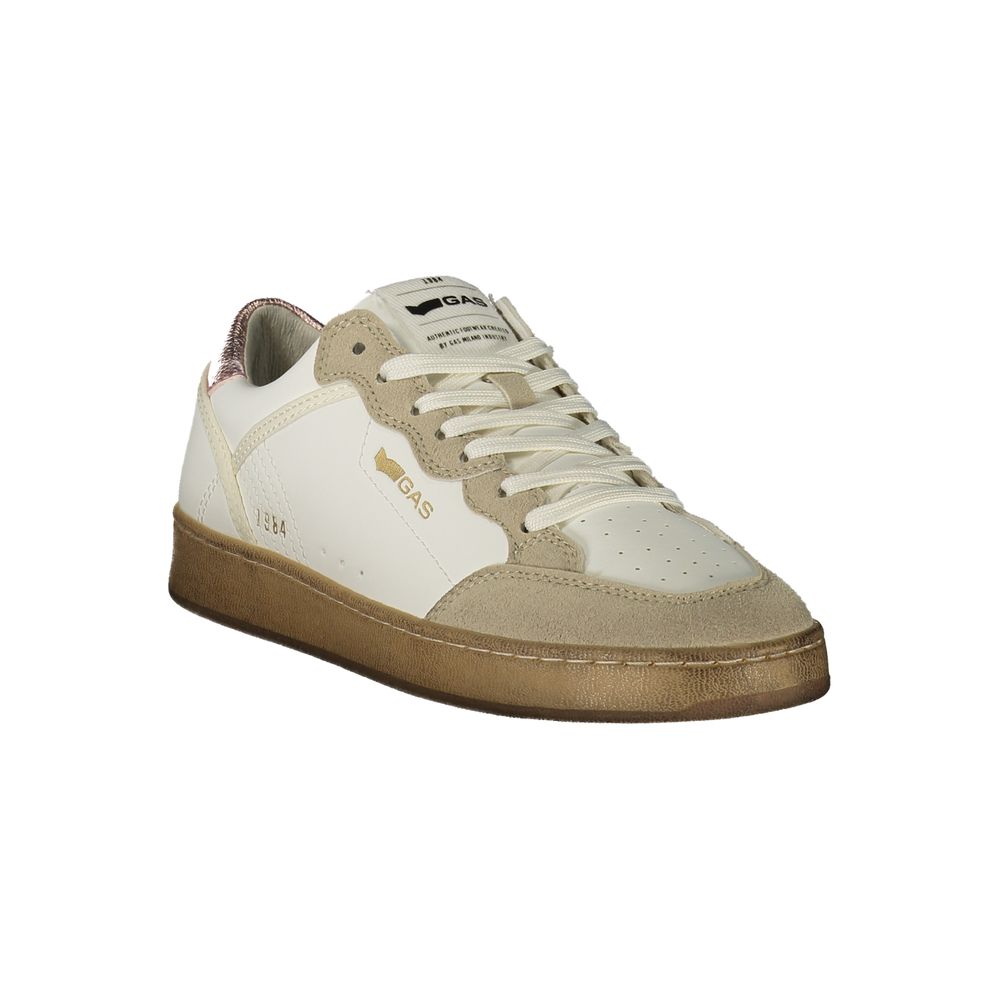 Gas Bianco Polyurethane Women Sneaker - GIOVI GS MIX