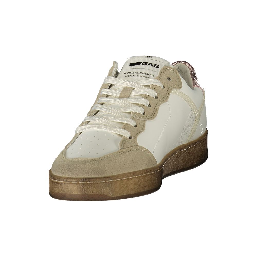 Gas Bianco Polyurethane Women Sneaker - GIOVI GS MIX