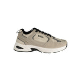 LEE COOPER Beige Polyester Athletic Sneakers