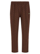 Lacoste Brown Polyester Joggers (Workout Pants)