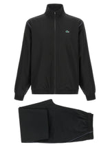 Lacoste Black Polyester Sweatsuit