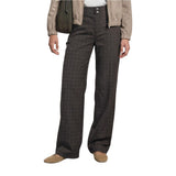 Street One Brown Polyester Casual Pants