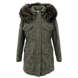 Mr&Mrs Italy Green Cotton Women Jacket