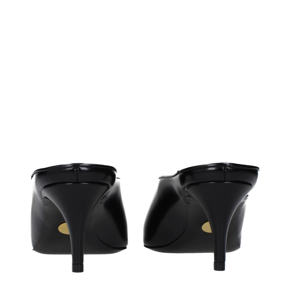 Stella McCartney Black Leather High Heel Pumps