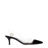 Gianvito Rossi Transparent Plexiglass Mid Heel Pumps