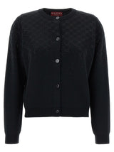 Gucci Black Wool Cardigan