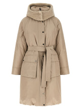 Brunello Cucinelli Beige Cotton Coat