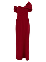 Carolina Herrera Red Polyester Long Dress