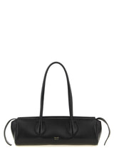 Khaite Black Lamb Leather Shoulder Bag