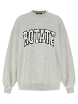 ROTATE BIRGER CHRISTENSEN Gray Cotton Sweatshirt