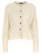 ROTATE BIRGER CHRISTENSEN White Wool Cardigan