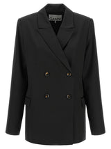 Ganni Black Polyester Blazer