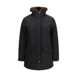 Woolrich Black Cotton Parka